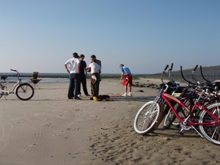 relaxen op het strand van Camperduin