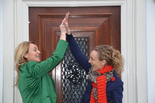 Lonneke (links) en Marjolein (rechts) - februari2016