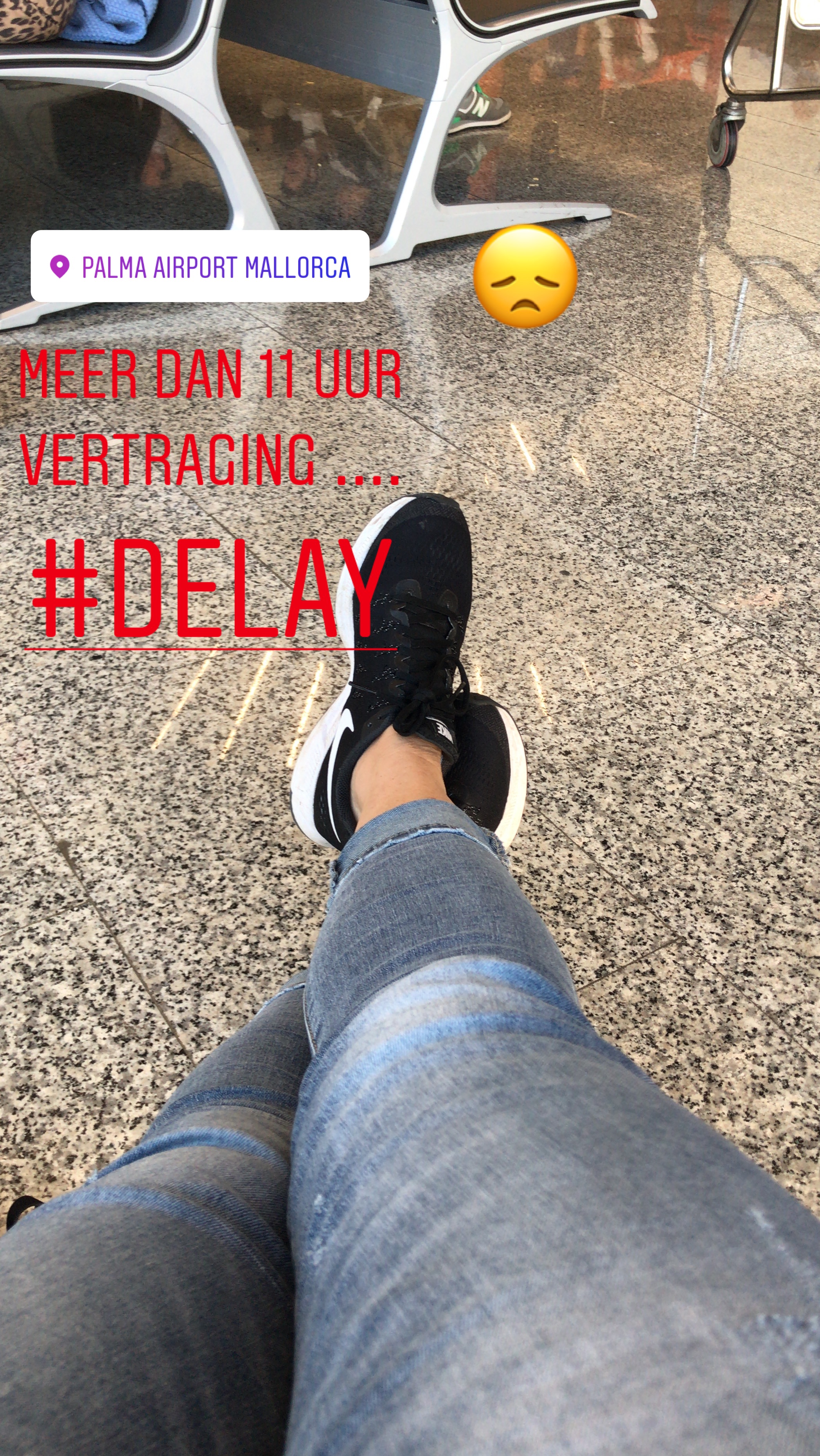 Ik gun iedereen 11 uur vertraging